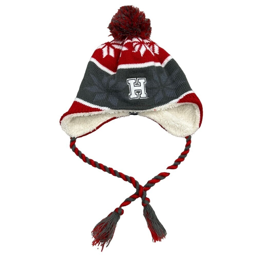 Holloway Red Pom Pom Trapper Hat